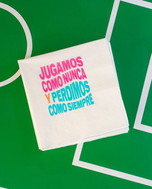 Renova Spanish Football MEMES Paper Napkins