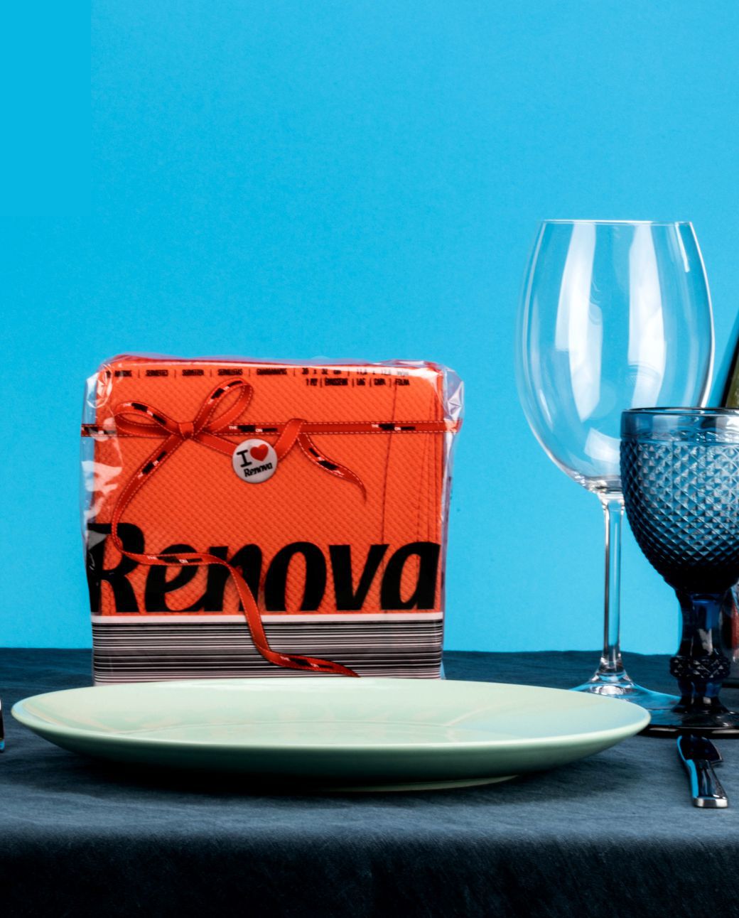 Serviettes Rouge 1 Pli