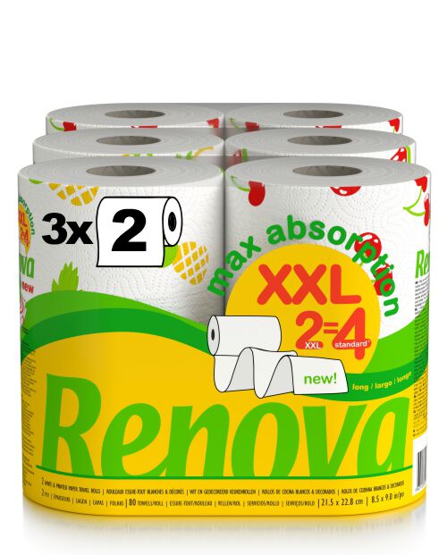 Rollos de Cocina Max Absorption XXL Verano 6R