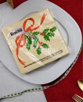Serviettes Ruban de Noël Serviettes Ruban de Noël