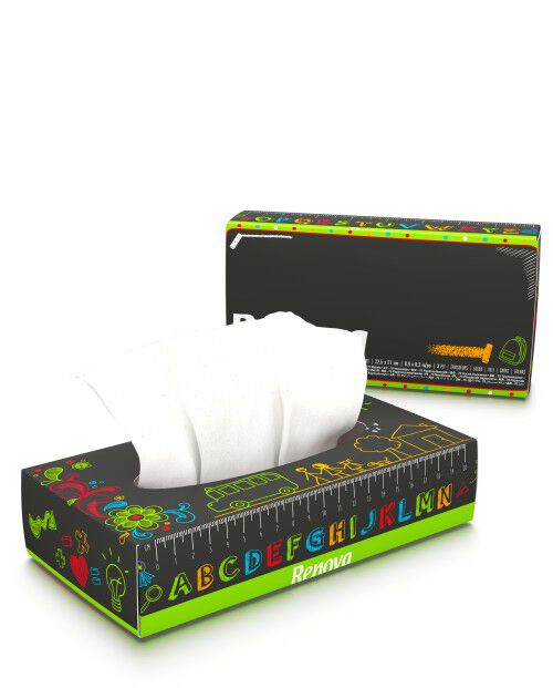 "Chalk Fun" Facial Tissues