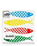 Serviettes Sardines Serviettes Sardines
