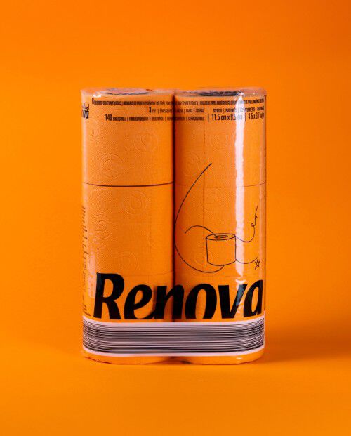 Papier toilette Orange