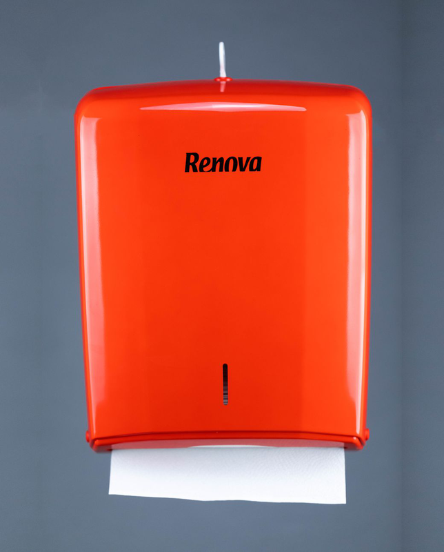 Red Folded Towels Dispenser Red Folded Towels Dispenser