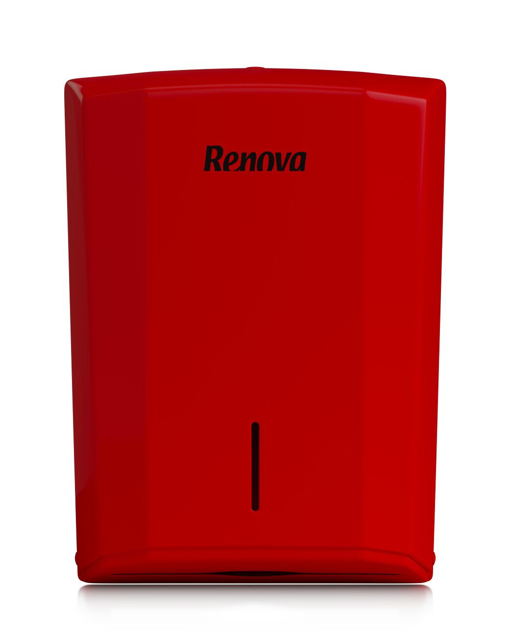 Red Folded Towels Dispenser