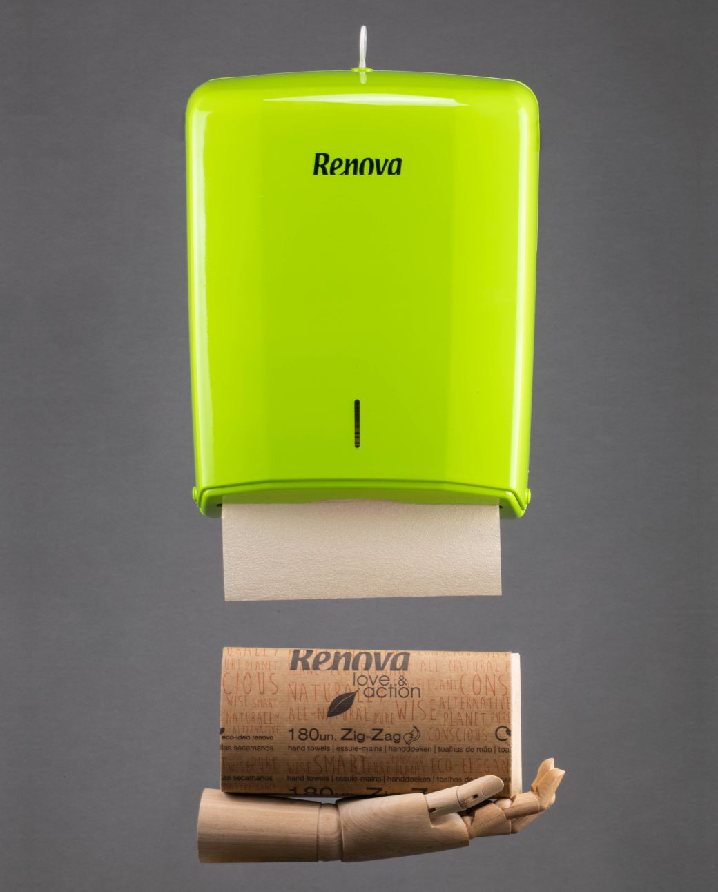 Soporte Toallas Secamanos Verde