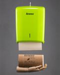 Green Folded Towels Dispenser Green Folded Towels Dispenser