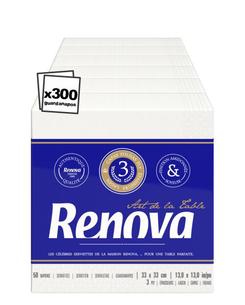 Conjunto de Guardanapos Art de La Table 3 folhas