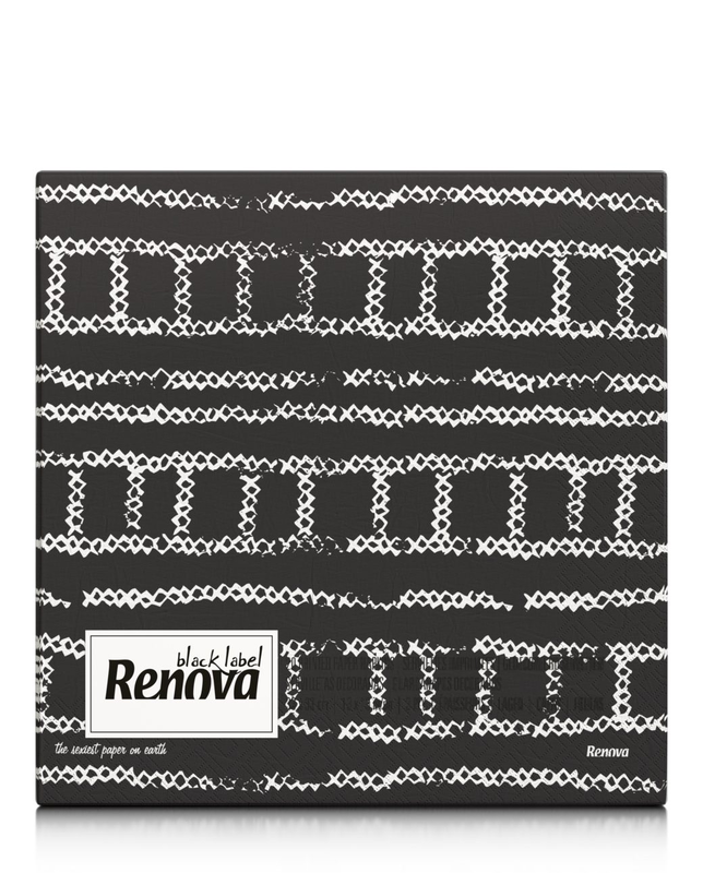 Serviettes Minimal Black Fabric Serviettes Minimal Black Fabric