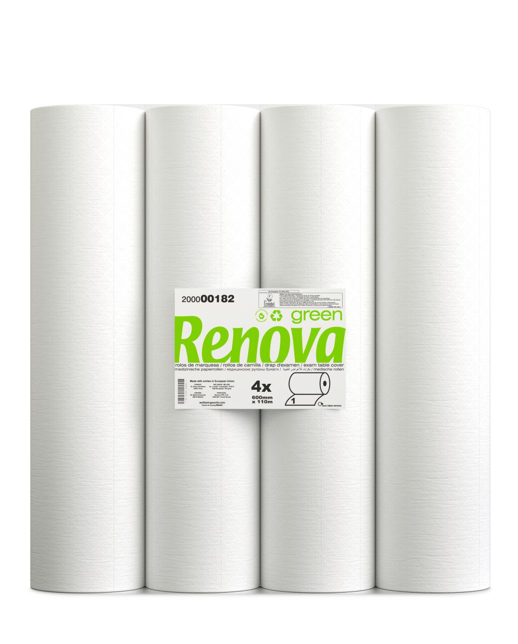 Rolos de marquesa Renovagreen 4x110m 1F