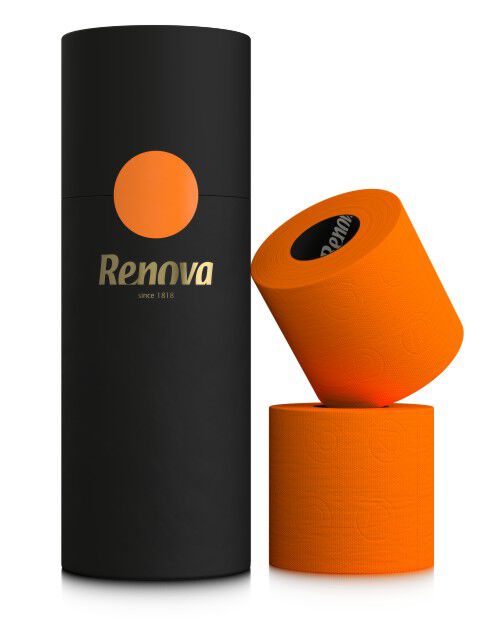 Papel Higi&eacute;nico Laranja Gift Pack