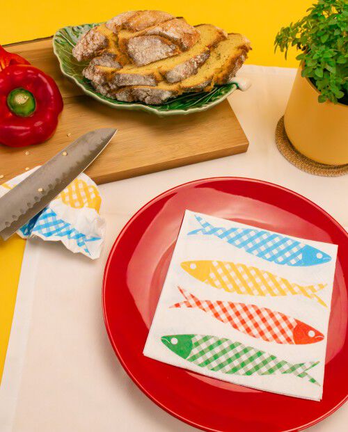 Serviettes Sardines