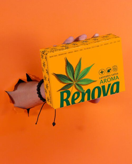 Bundle Pack Renova Cannabis Sativa Facial Tissues