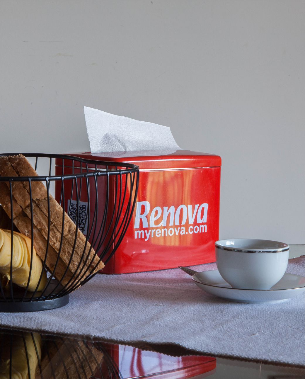 Napkins holder Renova Red