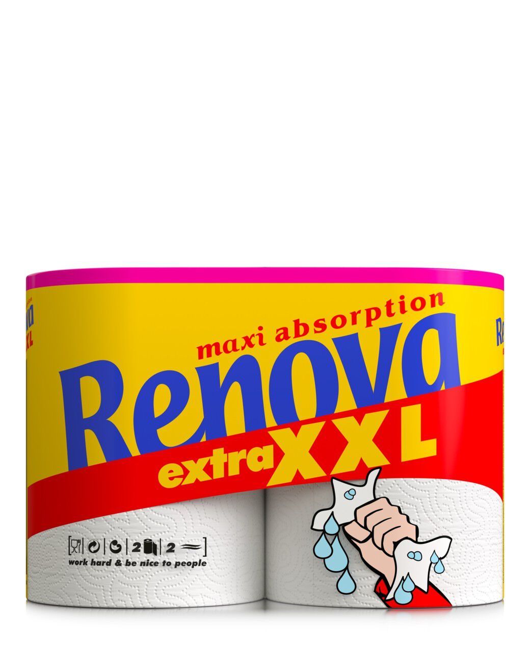 Rolos de Cozinha Maxi Absorption Extra XXL 2R