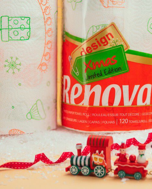 Rolo de Cozinha Design Natal XXL 1R