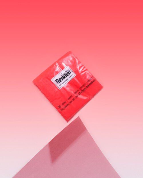 Serviettes Cocktail Rouges