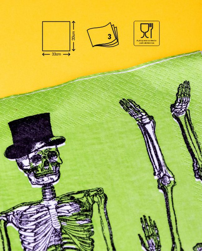 Mr. Skeleton Halloween Paper Napkins Mr. Skeleton Halloween Paper Napkins