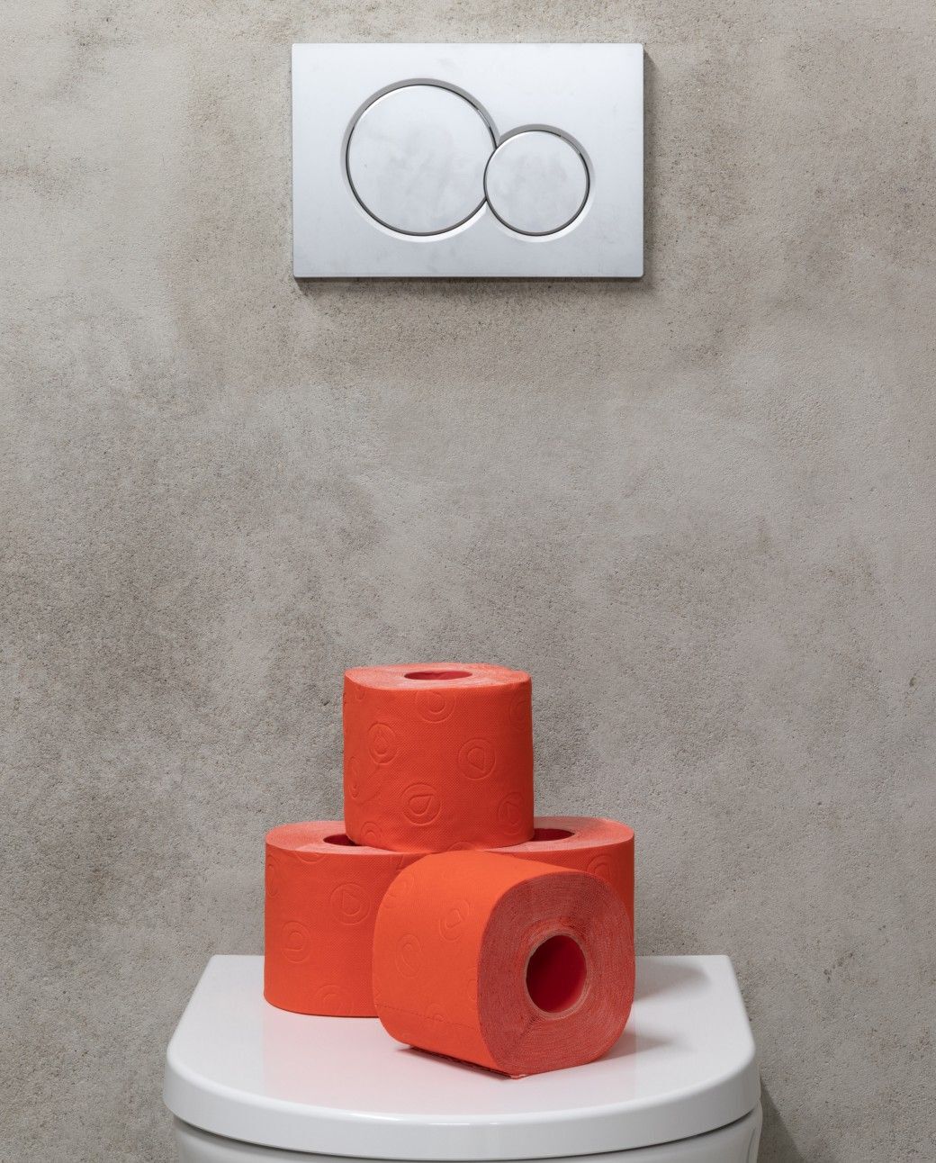 Papel Higi&eacute;nico Doble Cara Rojo 4R