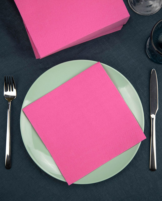 Guardanapos Gold Fucsia x30 Guardanapos Gold Fucsia x30