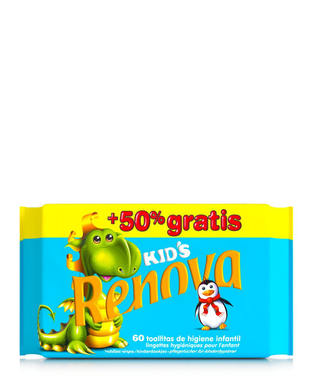 Lingettes humides Kids 40+20