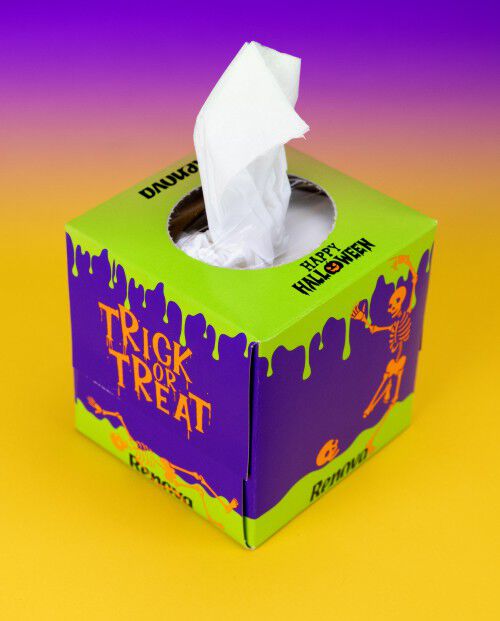 Len&ccedil;os Faciais "Dancing Skeleton"