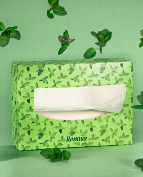 Len&ccedil;os Faciais Renova Mentol