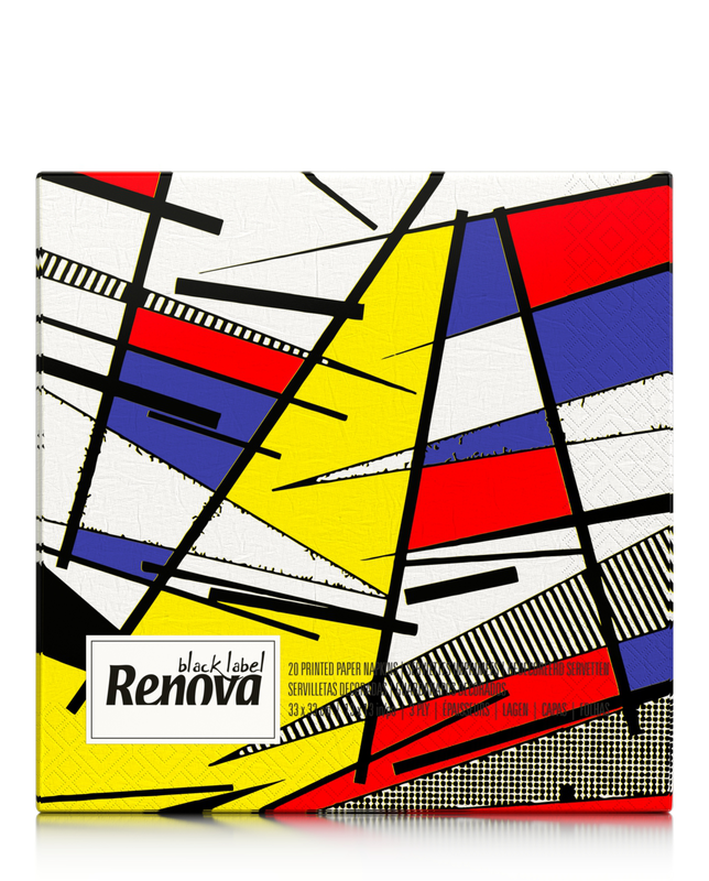 Piet Mondrian Tribute Paper Napkins Piet Mondrian Tribute Paper Napkins