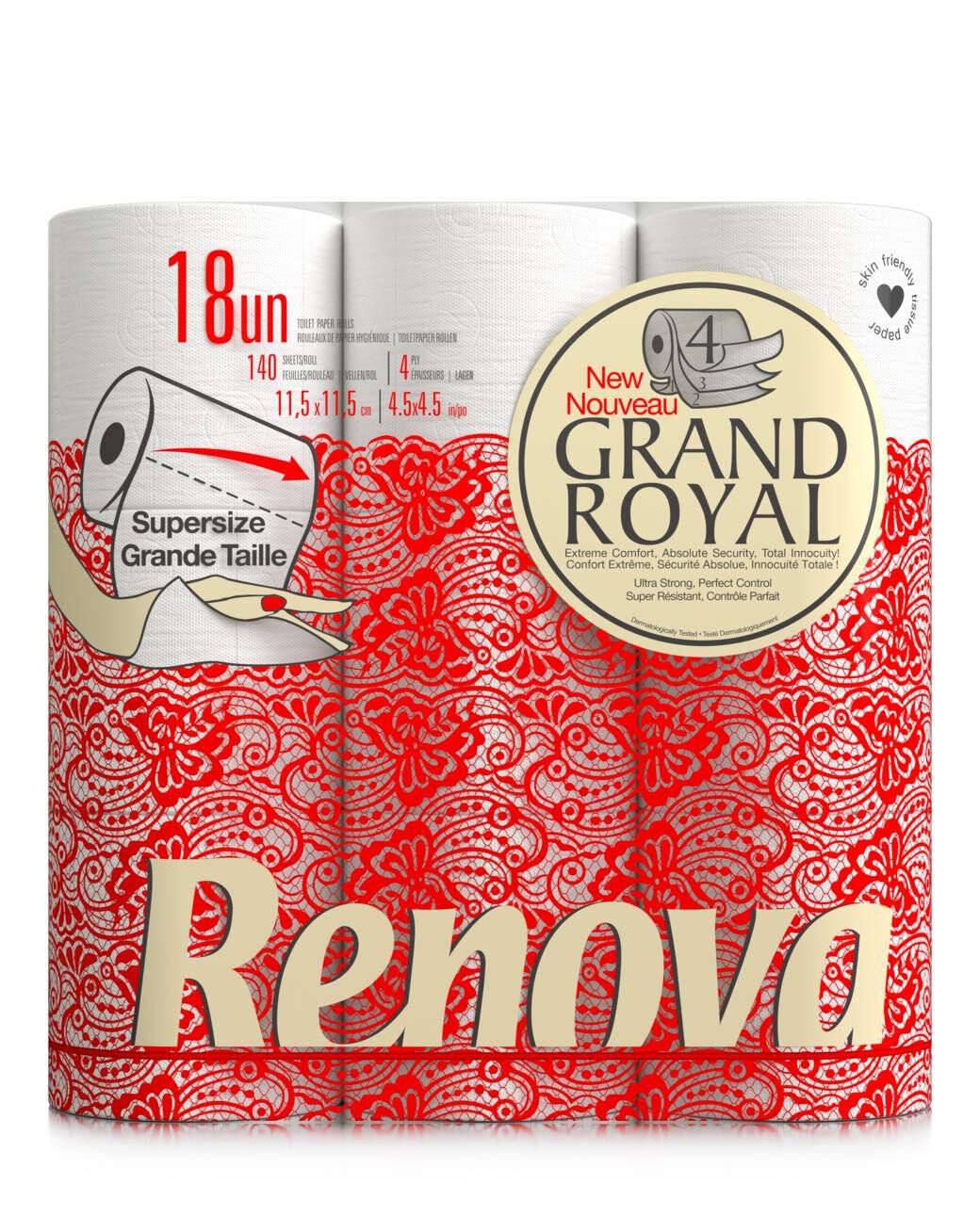 Papel Higi&eacute;nico Grand Royal 18R