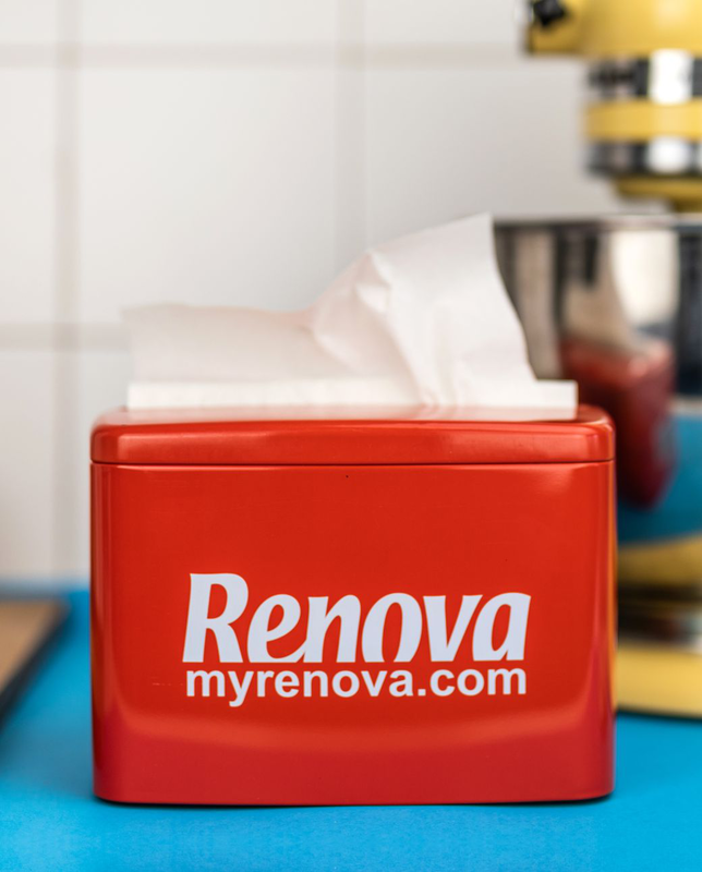 Soporte rojo Servilletas Soporte rojo Servilletas