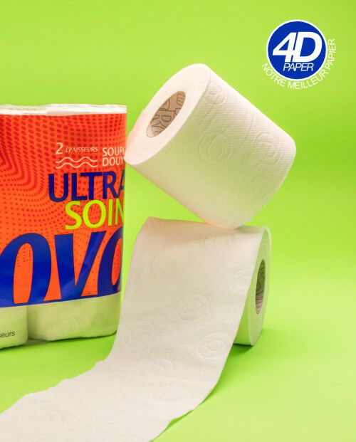 Papel Higi&eacute;nico Toucher Magique Ultra Soin 96R