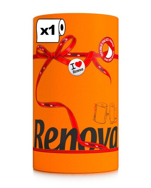 Rolo de Cozinha Laranja