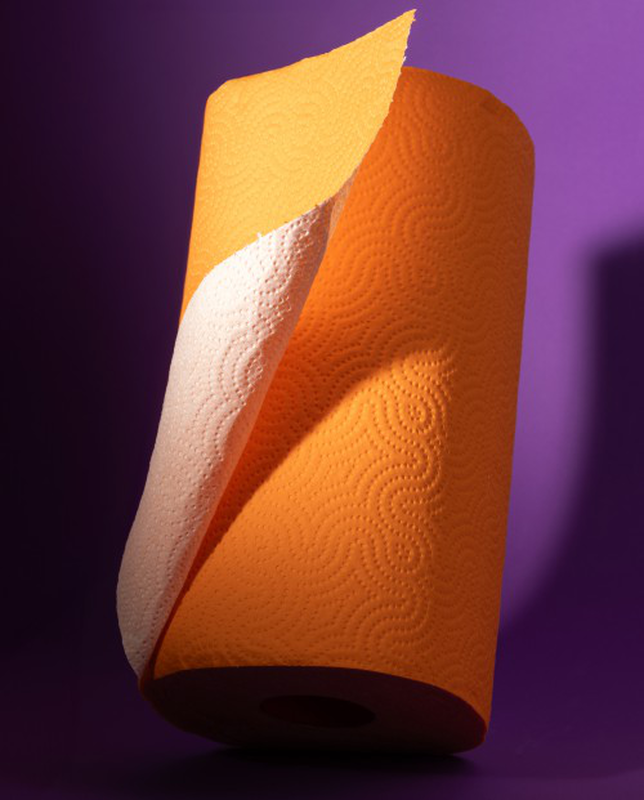 Orange Paper Towels 1 Roll Orange Paper Towels 1 Roll
