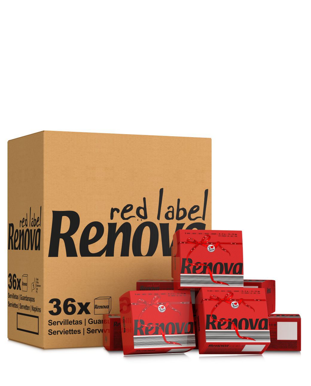 Guardanapos Vermelhos x36