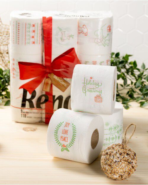 Papel Higi&eacute;nico Design Natal 54R