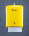 Yellow Folded Towels Dispenser Yellow Folded Towels Dispenser