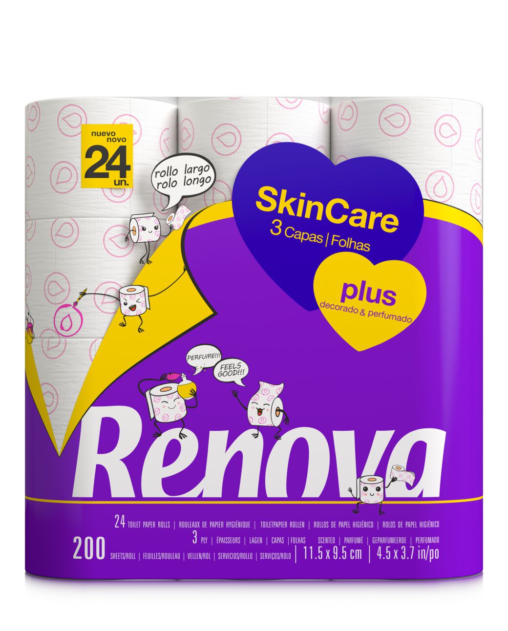 Papel Higi&eacute;nico Skin Care Plus 24R