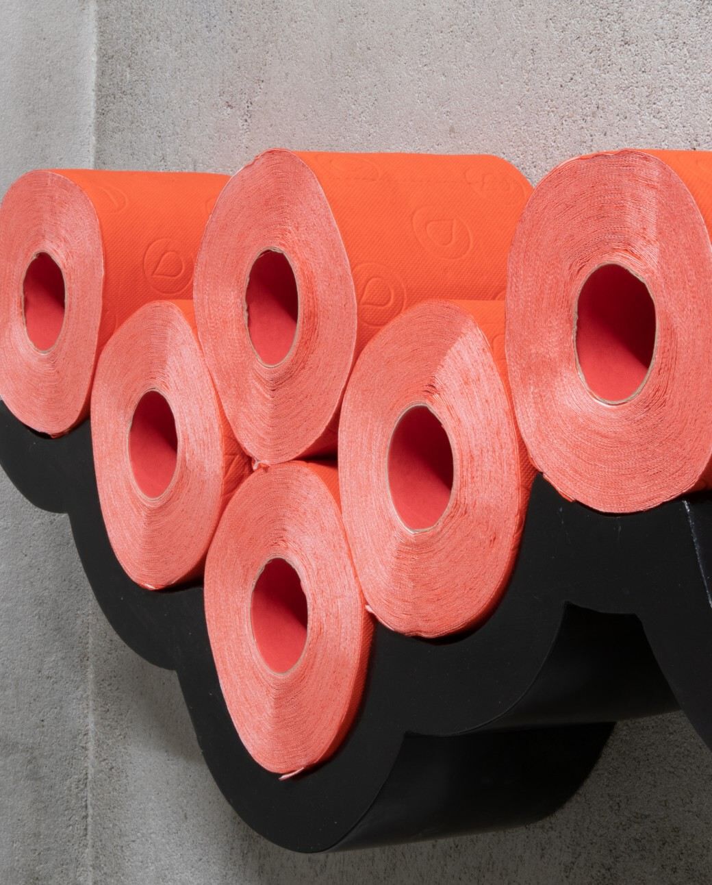 Papel Higi&eacute;nico Dupla Face Vermelho 6R