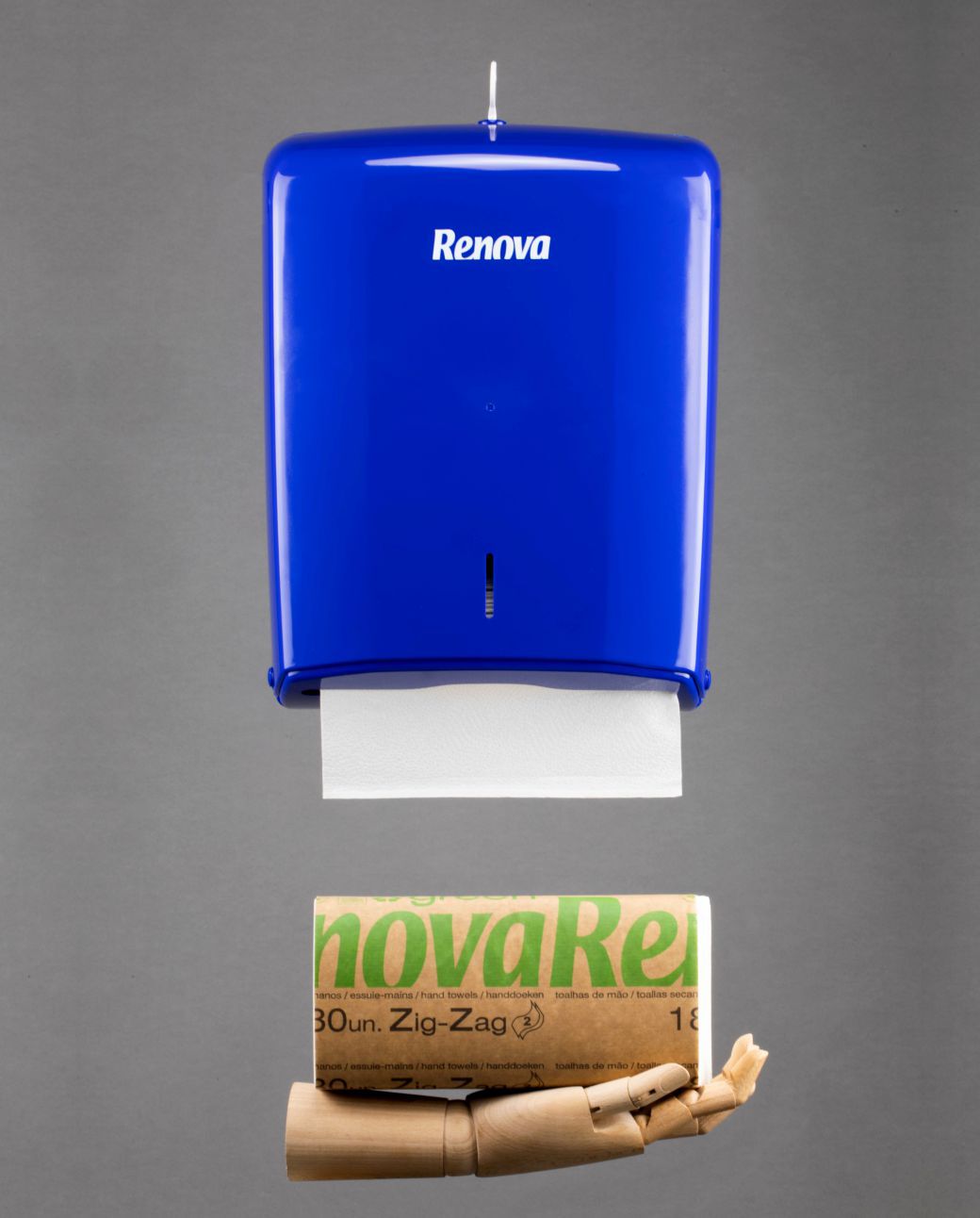 Suporte Toalhas de M&atilde;o Azul