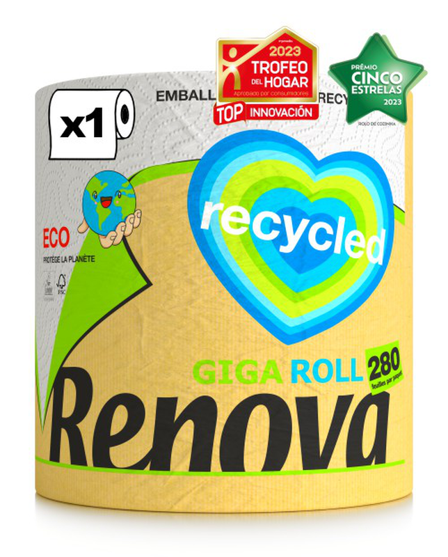 Rolo de Cozinha Gigaroll Recycled Rolo de Cozinha Gigaroll Recycled