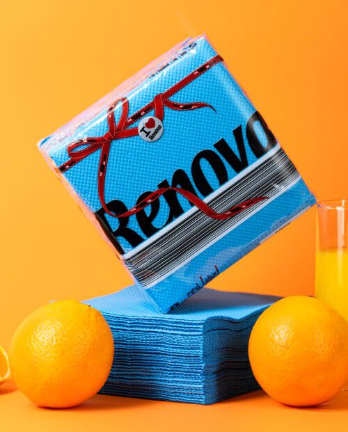 Servilletas azules x36