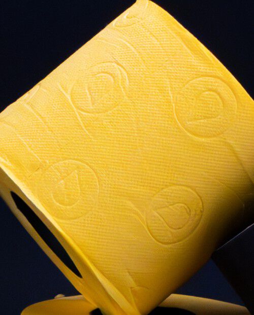 Papel Higi&eacute;nico Amarelo Gift Pack