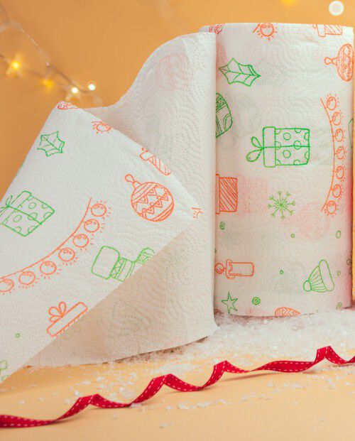 Rolo de Cozinha Design Natal XXL 1R