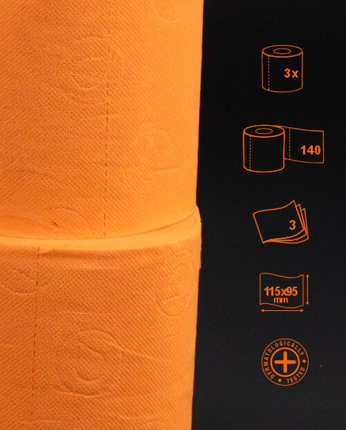 Orange Toilet Paper Gift Pack