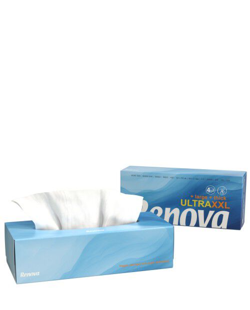 Facial Tissues ULTRA XXL | Box of 70 4-Ply Tissues