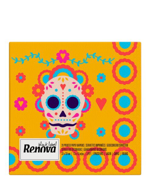 Colourful Skull Napkins
