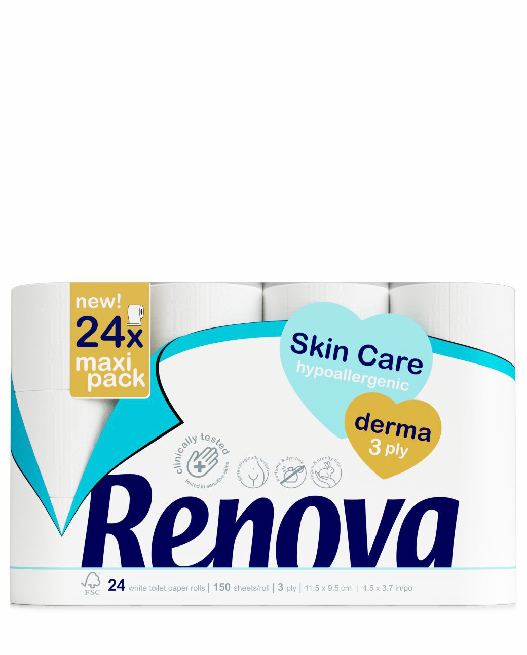 Toilet Paper Skin Care Derma 24R