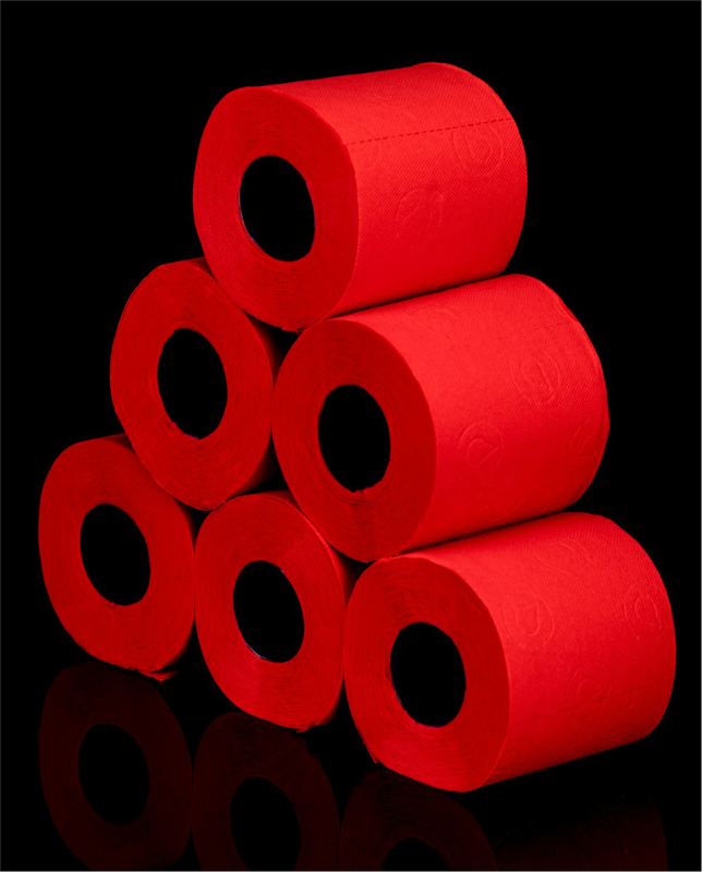 Papier Toilette Rouge 6x12 Papier Toilette Rouge 6x12