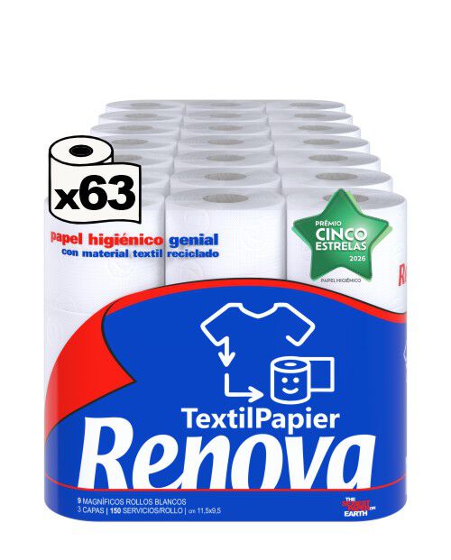 Papel Higi&eacute;nico TextilPapier 63R