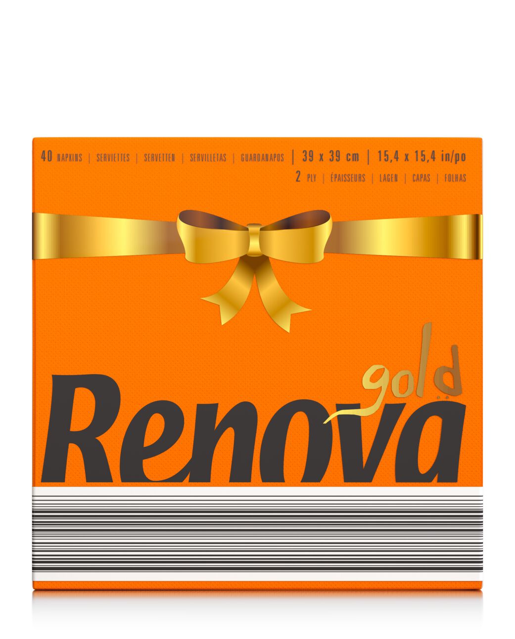 Serviettes Gold Orange